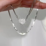 Load image into Gallery viewer, special for you Exclusive offer Exquisite Heart Shape Pendant Necklace - Dainty, Intricate Design, Perfect for Glamorous Parties, Romantic Gift for Engagements, Anniversaries, and Special Occasions
