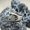 1pc Classic Skull Ring Stainless Steel Ring, Men's Gift Jewelry