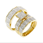 Load image into Gallery viewer, 3 pcs/set Fashion Colorful Zircon Inlaid Hollow Metal Ring For Women Accessories Jewelry Party Wedding Gift
