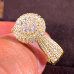 Load image into Gallery viewer, 925 Sterling Silver Wedding Accessories Women's Ring Full Paved Shiny CZ Stone Bow Shaped New Designed Lady Fashion Jewelry
