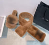 scarf and ear muffins set