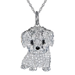 Load image into Gallery viewer, Exquisite and Cute Schnauzer Dog Pendant Necklace for Women Elegant Pet Puppy Jewelry Animal Accessories Dog Lovers Gift
