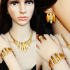 1 Pair Of Earrings + 1 Necklace + 1 Bracelet + 1 Ring Traditional Bridal Jewelry Set Inlaid Rhinestone Match Daily Outfits