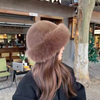 Mongolian Hat Women's Cotton Hat Warm and Eye-catching Versatile Ear Protection Water Bucket Plush Basin Hat