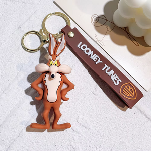 For Anime Cute Bugs rabbit Keychain Cartoon Personality Epoxy Bag Pendant Key Chain