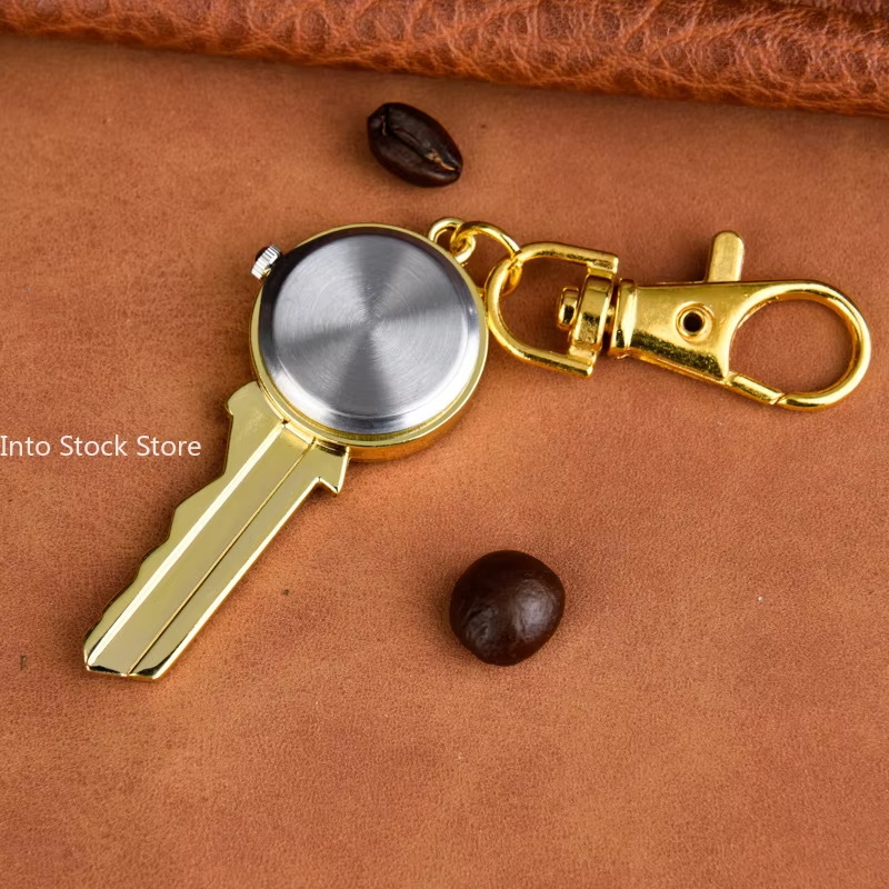 Watches Fashion Quartz Watch Necklace Gold Key Quartz Pocket Watch Quartz Watch Keychain Pendant Watches