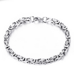 Load image into Gallery viewer, Newest 316L Stainless Steel Bracelet Men Women Wholelsale Wristband 4mm Gold Color Male Hand Chain Link Bracelet Hip Hop Jewelry
