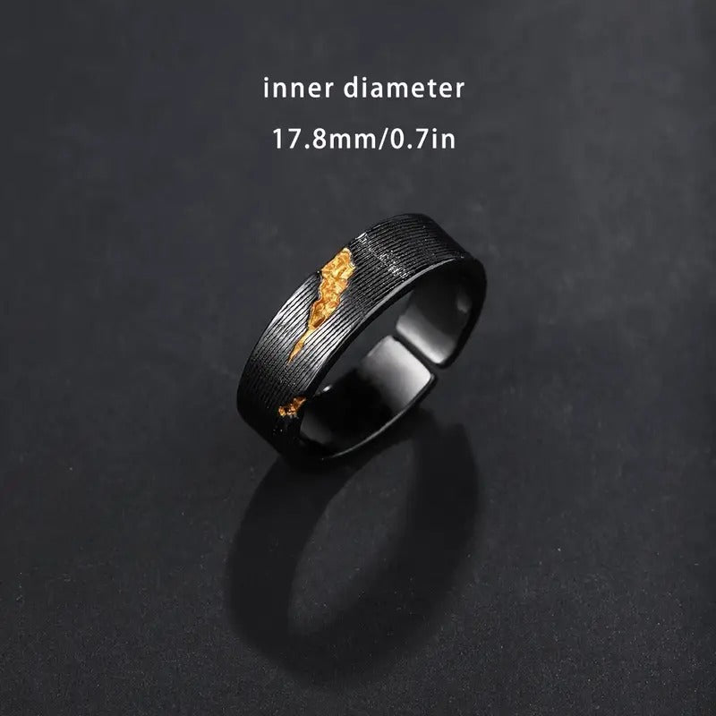 1pc Men's Personality Vintage Ring Stainless Steel Ring