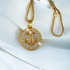 Miami Multiple Design Rhinestone Alloy Pendant Necklace Men Hip Hop Chain Jewelry