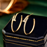 Load image into Gallery viewer, New High-end Pavé Zircon Earrings For Women Party Earrings High-end Jewelry Earrings Accessories Valentine's Day Gift
