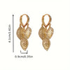 Stunning Leaf-Shaped Tassel Drop Earrings - Vintage-Inspired, Rhinestone-Encrusted, Fashionable, Versatile, and Lightweight Luxury Jewelry for Women, Perfect for Daily Wear, Parties, and Special Occasions