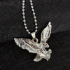 1pc Fashion Halloween Wing Eagle Pendant For Men Boys Girls, Stainless Steel Bead Chain Necklace Jewelry Halloween Gift