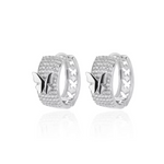 Load image into Gallery viewer, Zircon Butterfly Hoop Earrings for Women Girls Stainless Steel Gold Color Earrings Luxury Wedding Jewelry Party Gift
