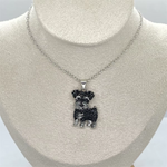 Load image into Gallery viewer, Exquisite and Cute Schnauzer Dog Pendant Necklace for Women Elegant Pet Puppy Jewelry Animal Accessories Dog Lovers Gift
