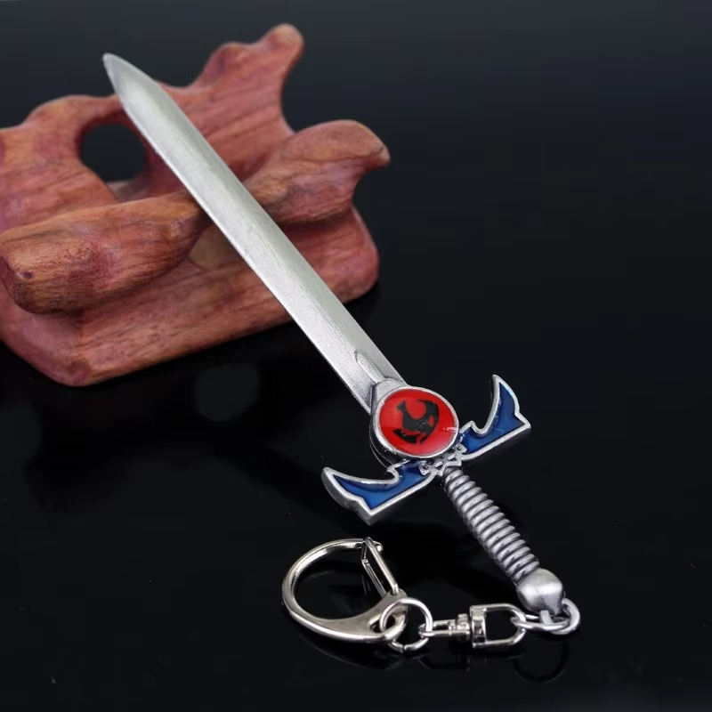 Thundercats Weapon Sword Pendants Key Chain Metal Lion Mark Logo Keychains Key Rings Men Movie Jewelry Key Holder Chaveiro Gift