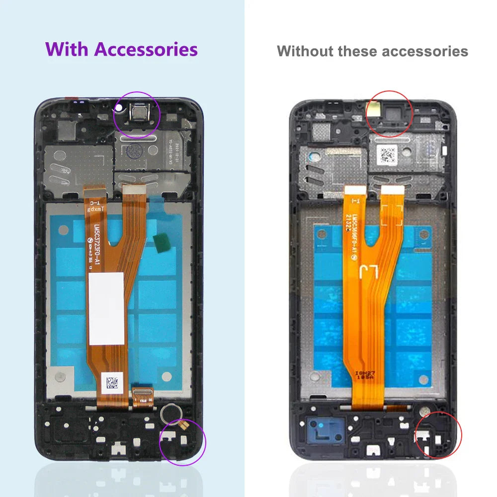 6.5'' For Samsung A03 Core A032M A032F LCD Display Touch Screen Digitizer Assembly SM-A032F/DS lcd With Frame