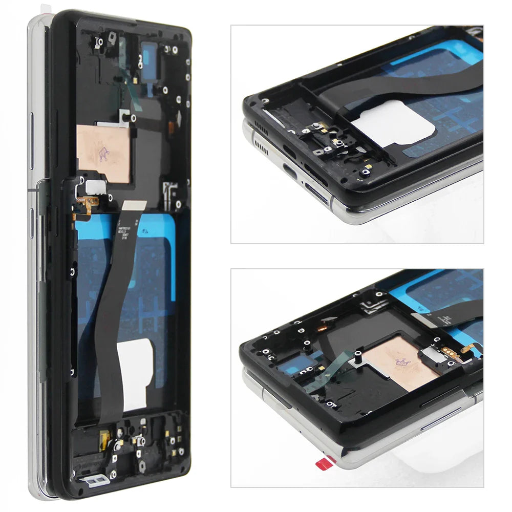 S21 Ultra AMOLED Screen with Fingerprints for Samsung Galaxy S21 Ultra 5G G998B G998B/DS Lcd Display Touch Screen Assembly