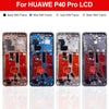 6.58" P40 Pro Screen Replacement for Huawei P40 Pro LCD Display ELS-NX9 ELS-N04 Touch Screen Digital with Fingerprint +Frame