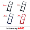 New For Samsung A10s A20s A30s A50s SIM Card Tray Slot Holder Adapter Accessories