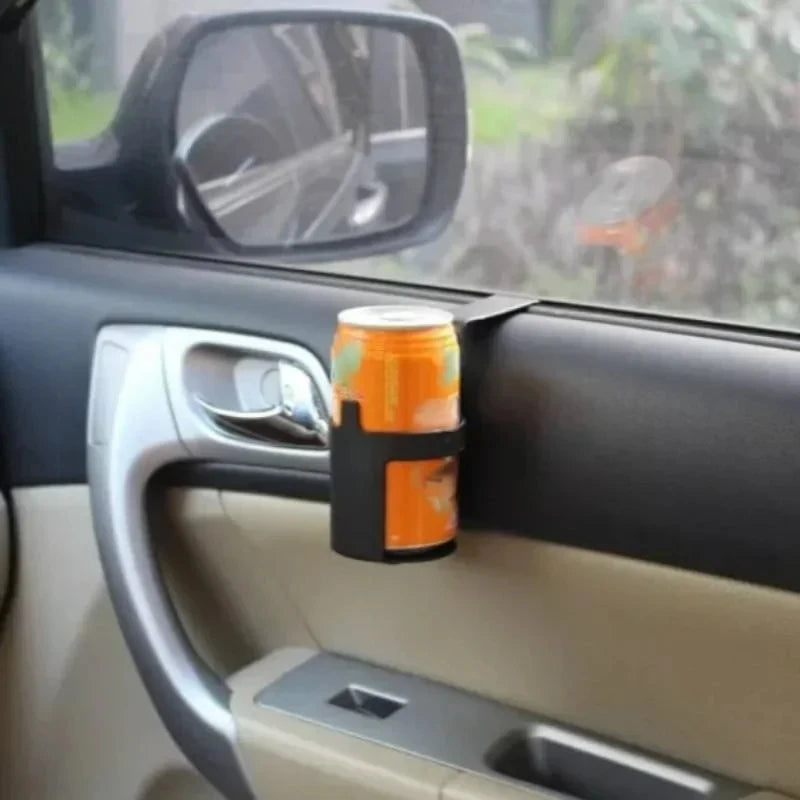 Car Drink Cup Holder Container Hook Window Door Mount Universal Durable Water Bottle Cup Stand for Auto Truck Interior Organizer