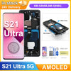 S21 Ultra AMOLED Screen with Fingerprints for Samsung Galaxy S21 Ultra 5G G998B G998B/DS Lcd Display Touch Screen Assembly