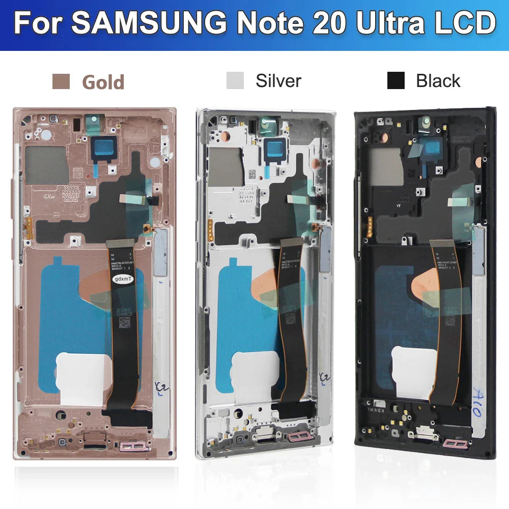 Super Amoled Note 20 Ultra Display For Samsung Galaxy Note 20 Ultra 5G LCD Display N986B N985 Touch Screen Replacement Digitizer