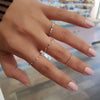 8Pcs/set Fashion Boho Crystal Joint Ring Set For Women Geometric Knuckle Finger Rings Female Bohemia Wedding Party Jewelry Gifts