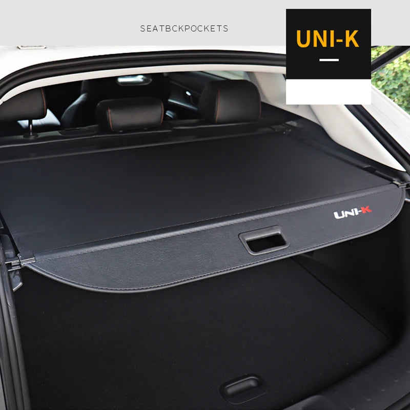 For Changan UNI-K 2020-2023 Auto Parts Trunk Privacy Cargo Cover Retractable Waterproof Cargo Cover car unik accessories