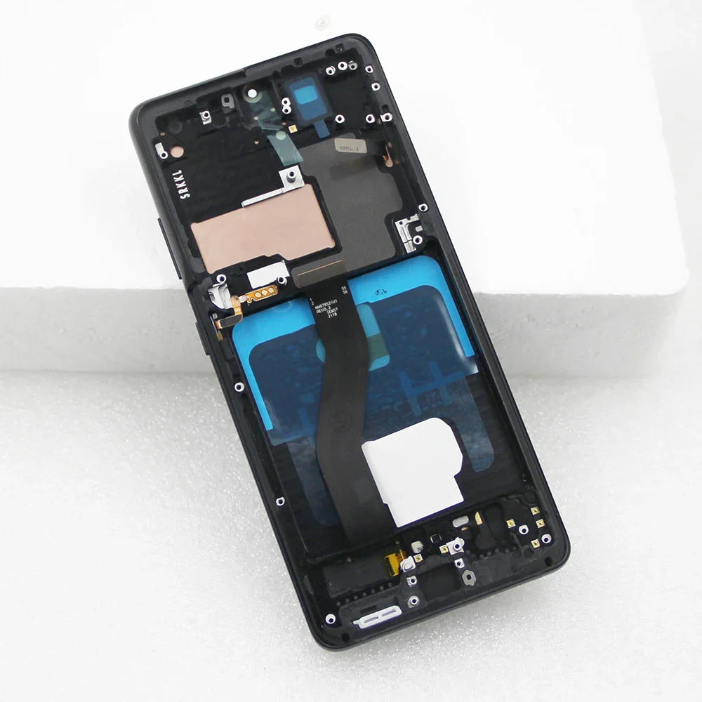 S21 Ultra AMOLED Screen with Fingerprints for Samsung Galaxy S21 Ultra 5G G998B G998B/DS Lcd Display Touch Screen Assembly