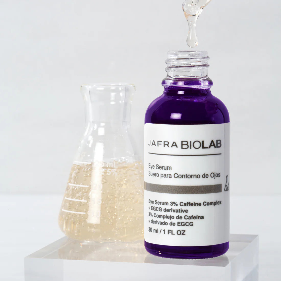 Jafra biolab caffeine eye serum 3% caffeine complex + egcg derivative