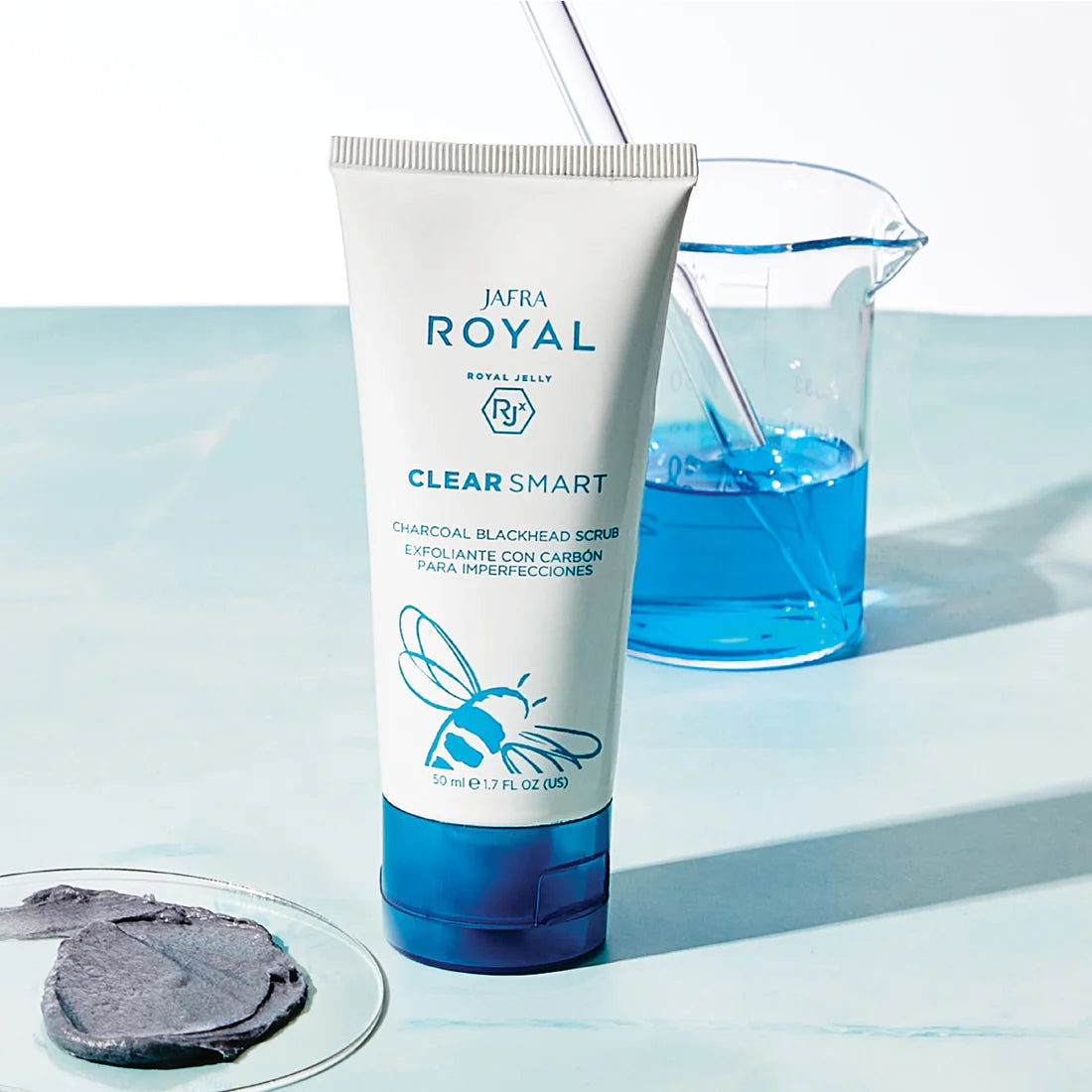 Jafra royal clear smart charcoal blackhead scrub