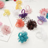 20pcs Flower Hair Ties 2inch Chiffon Elastic Band Ponytail Holders Hair Accessories for Baby Girls Infants Kids