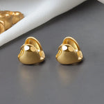 Load image into Gallery viewer, LIVVY  Silver Color Heart Shape  Small Stud Earrings  for Women High-Quality Exquisite Elegant Jewlery
