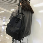 Load image into Gallery viewer, New Fashion Backpack Laptop Shoulder Bag PU Leather Travel Women Backpacks College Student Book School Bags For Teenage Girls
