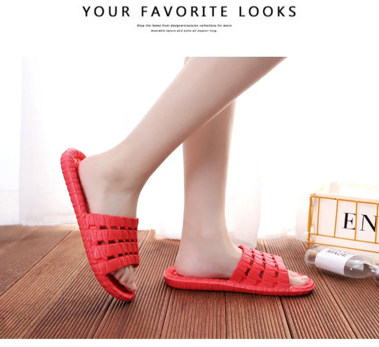 New Slippers Women Summer Shoes Indoor Home Couples Home Bathroom Non-slip Soft Ins Tide To Wear Cool Slippers Sandals тапочки