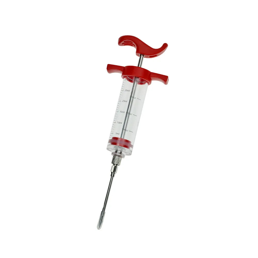 BBQ Meat Syringe Marinade Injector with Stainless Steel Needles Turkey Chicken Syringe Sauce  Injection Kitchen Tools Accessorie