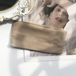 Fitness Headbands Red green purple pink black gray cotton woolen Hairbands for Women Hair Accessories Girl Fashion Yoga Headwear