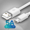 5A USB Type C Cable For Samsung S20 S9 S8 Xiaomi Huawei P30 Pro Fast Charge Mobile Phone Charging Wire White Cable