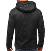 Men's Full Zip Hoodie Solid Color Zipper Hooded Daily Fitness Basic Thin Fleece Hoodies Sweatshirts Long Sleeve Blue Gray Black