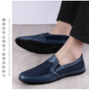 FUQIAO 2024 New Casual Shoes Men Summer Comfortable Mesh Genuine Leather Footwear Fashion Soft Male Outdoor Moccasins Loafers