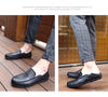 Men Loafers 2020 New Leather Shoes Men Casual Shoes Moccasins Breathable Sneakers Men Driving Shoes Comfort Flats Plus Size 46