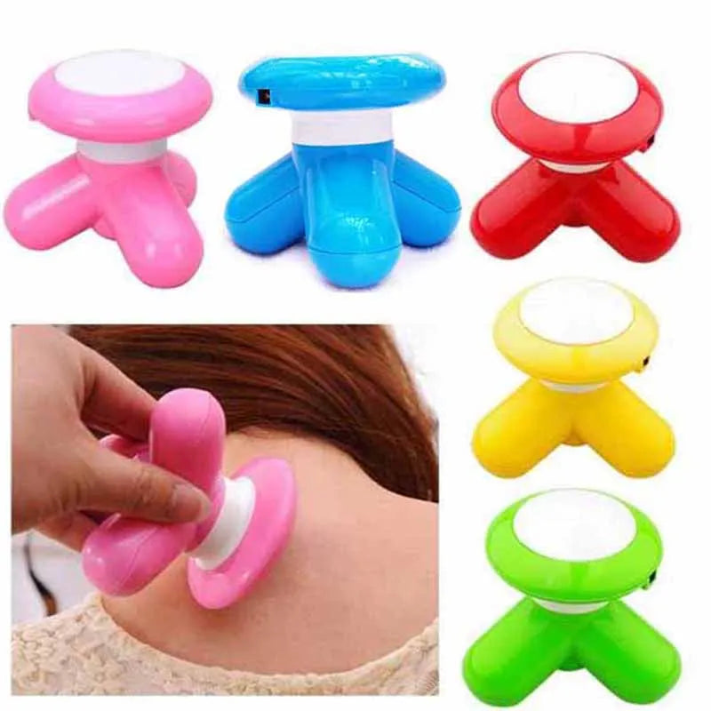 Massage Relaxation USB Triangle Tripod Electric Body Neck Head Back Vibrator Massager Foot Mini Handled Health Care Beauty