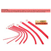 3M /5M DIY Car Bumper Self-adhesive red Decorative Strip Thickened PVC Material To Prevent Body Scratches Decorate Car Accessory