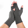 1 Pair Compression Therapy Arthritis Gloves Fitness Hand Joint Pain Relief Copper Artriti Gloves Open-fingertip Infrared Gloves