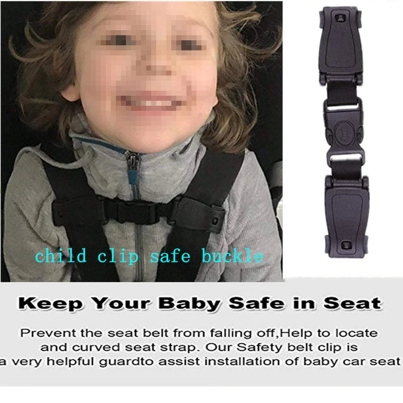 Durable Harness Chest Clip Safe Buckle Car Baby Safety Seat Strap Belt for Baby Kids Children Safety Strap 16cm Car Accessories