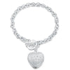 New in 925 Sterling Silver Heart Bracelet For Women LuxuryDesigner Jewelry Accessories Wholesale  GaaBou Jewellery