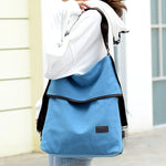 Load image into Gallery viewer, Hot Multifunctional Canvas Backpack for Women Multi Pocket Travel Backpacks Female School Bag for Teenage Girls Book Mochilas
