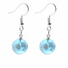 Creative Handmade Resin Earring Transparent Round Ball Blue Sky White Cloud Stud Earring Bohemian Ladies Earring Funny Jewelry