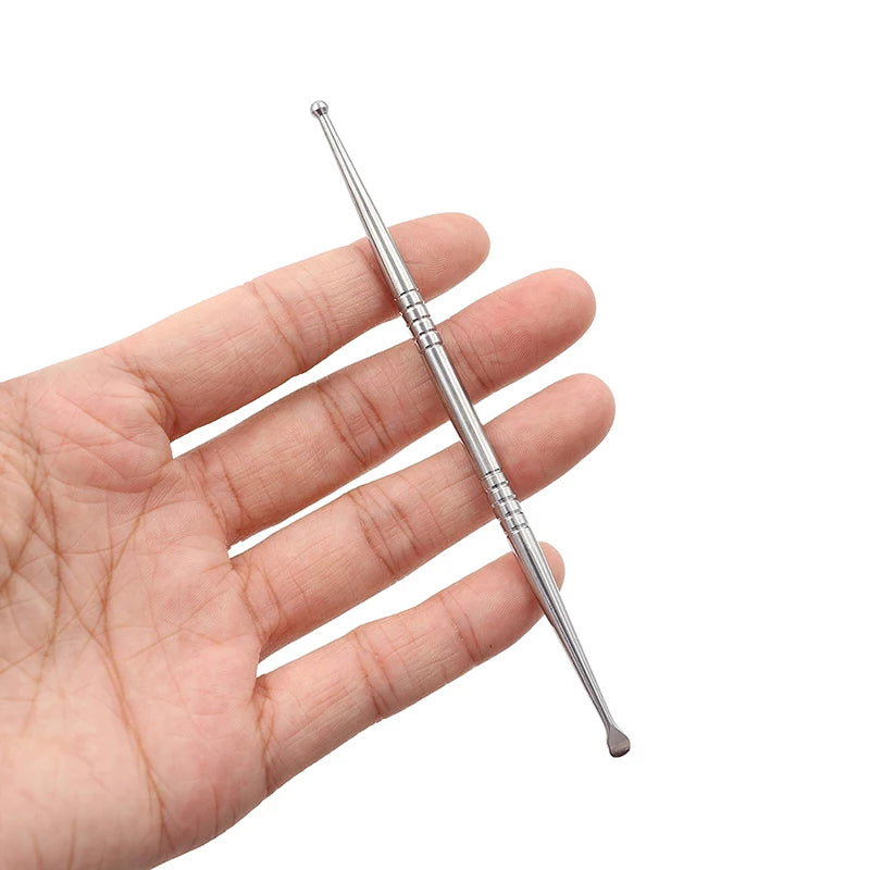 1Pcs Acupuncture Point Probe Stainless Steel Auricular Point Pen Beauty Ear Reflex Zone Massage Needle Detection Health Care