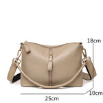 Load image into Gallery viewer, Genuine Leather Bags For Women Casual Simple Small Women's Handbags High Quality Natural Cowskin Female Shoulder Crossbody Tote
